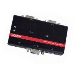 SWITCH KVM 2 PORT USB +...