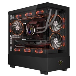 CAJA MICROATX XC-301 GLASS...